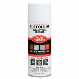 General Purpose Enamel Aerosol, Semi-Gloss White, 12 oz.