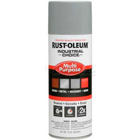 Industrial 1600 System General Purpose Enamel Aerosol, Ansi 61 Light Gray, 12 oz.
