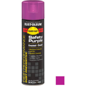 High Performance Rust Preventive Enamel Aerosol, Safety Purple, 15 oz.