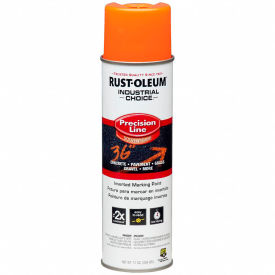 M1600 Solvent-Based Precision-Line Inverted Marking Paint Aerosol, Apwa Orange