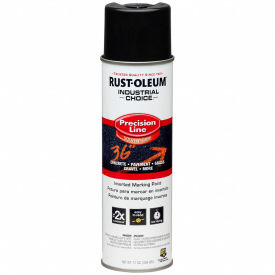 Rust-Oleum Solvent-Based Precision-Line Inverted Marking Paint Aerosol, Black