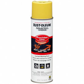 Rust-Oleum M1600 Solvent-Based Precision-Line Inverted Marking Paint - High Visibility Yellow