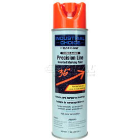 Water-Based Precision-Line Inverted Marking Paint Aerosol, Alert Orange