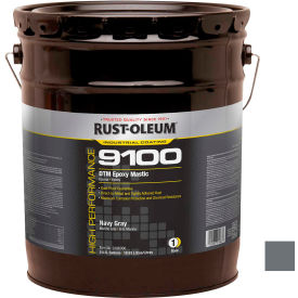 9100 System <340VOC DTM Epoxy Mastic, Navy Gray 5 Gallon Pail