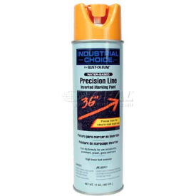 Water-Based -Line Inverted Marking Paint Aerosol, Caution Yellow
