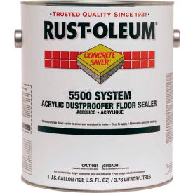 5500 System <100 VOC Acrylic Dust Proofer Floor Sealer, Gallon Can