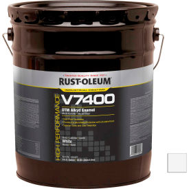 V7400 Series <340 VOC DTM Alkyd Enamel, High Gloss White 5 Gallon Pail - 245407