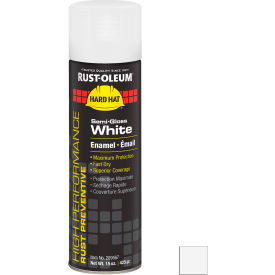 High Performance Rust Preventive Enamel Aerosol, Semi-Gloss White, 15 oz.