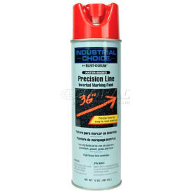 Water-Based Precision-Line Inverted Marking Paint Aerosol, Safety Red