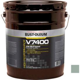 V7400 Series <340 VOC DTM Alkyd Enamel, Silver Gray 5 Gallon Pail - 245485