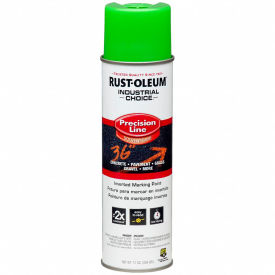 M1600 Solvent-Based Precision-Line Inverted Marking Paint Aerosol, Fluorescent Green