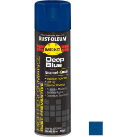 High Performance Rust Preventive Enamel Aerosol, Deep Blue, 15 oz.