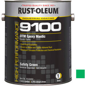 9100 System <340 VOC DTM Epoxy Mastic, Safety Green Gallon Can