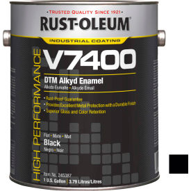 Flat Black Gallon Can - 245387