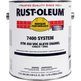 450 VOC DTM Alkyd Enamel, Semi-Gloss White Gallon Can