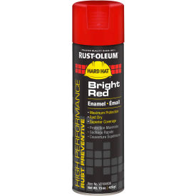 High Performance Rust Preventive Enamel Aerosol, Bright Red, 15 oz.