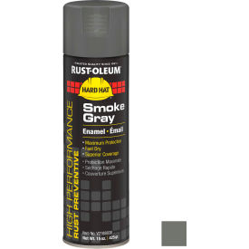 High Performance Rust Preventive Enamel Aerosol, Smoke Gray, 15 oz.