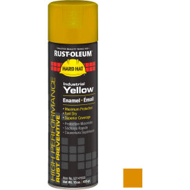 High Performance Rust Prevent Enamel Aerosol, Industrial Yellow, 15 oz.