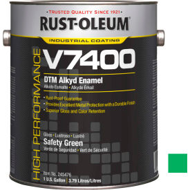 V7400 Series <340 VOC DTM Alkyd Enamel, Safety Green Gallon Can