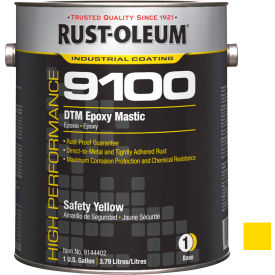 9100 System <340 VOC DTM Epoxy Mastic, Safety Yellow Gallon Can