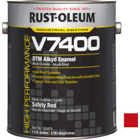 V7400 Series <340 VOC DTM Alkyd Enamel, Safety Red Gallon Can