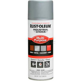 Industrial 1600 System General Purpose Enamel Aerosol, Dull Aluminum, 12 oz.
