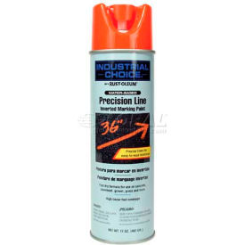 Water-Based Precision-Line Inverted Marking Paint Aerosol, Fluor. Red