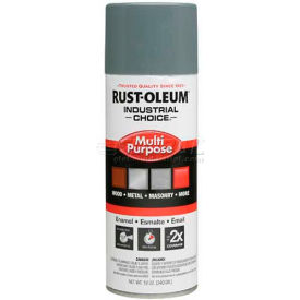 General Purpose Enamel Aerosol, Ansi 49 Medium Lt GY, 12 oz.