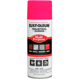 General Purpose Enamel Aerosol, Fluorescent Pink, 12 oz. - 1659830