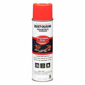 Rust-Oleum Solvent-Based Precision-Line Inverted Marking Paint Aero Fluor Red-Orange