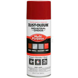 Industrial General Purpose Enamel Aerosol, Banner Red, 12 oz.