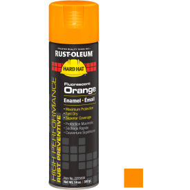 High Performance Rust Prevent Enamel Aerosol, Fluorescent Orange, 14 oz.