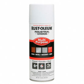 General Purpose Enamel Aerosol, Flat White, 12 oz.