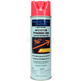 Water-Based Precision-Line Inverted Marking Paint Aerosol, Fluor. Pink