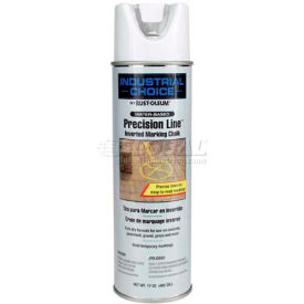 Rust-Oleum Water-Based Precision-Line Inverted Marking Chalk Aerosol, Apwa White