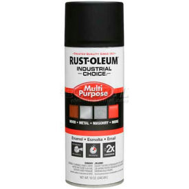 Industrial 1600 System General Purpose Enamel Aerosol, Black Primer, 12 oz.