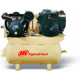 2475F14G, 14 HP, Stationary Gas Comp, 30 Gal, 175 PSI, 24 CFM, Kohler, Electric/Recoil