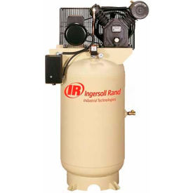 10HP, Two-Stage Compressor, 120 Gal, Vert., 175 PSI, 35 CFM, 3-Phase 230V