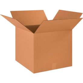 Cardboard Corrugated Boxes, 18"L x 18"W x 16"H, Kraft