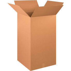 Tall Cardboard Corrugated Boxes, 20"L x 20"W x 36"H, Kraft