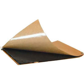 Adhesive Peel & Stick Butyl Pad, 8" X 8", Black