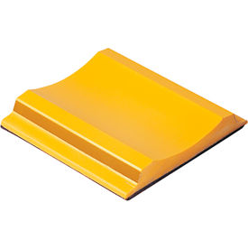 Rigid Temporary Raised Pavement Marker W/ Adhesive, 2-Way, Yellow
