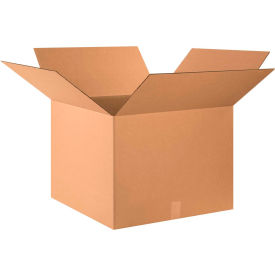 Cardboard Corrugated Boxes, 24"L x 24"W x 18"H, Kraft