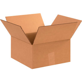 Heavy Duty Cardboard Corrugated Boxes, 12"L x 12"W x 6"H, Kraft