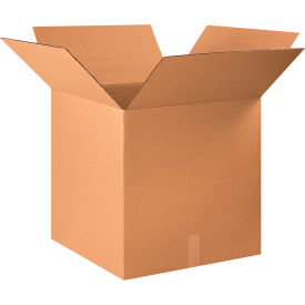 Heavy Duty Cardboard Corrugated Boxes, 22"L x 22"W x 22"H, Kraft