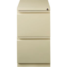 20" Deep File/File Mobile Pedestal - Putty