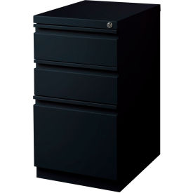 20" Deep Box/Box/File Mobile Pedestal - Black