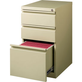 20" Deep Box/Box/File Mobile Pedestal - Putty