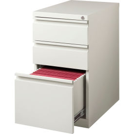 20" Deep Box/Box/File Mobile Pedestal - Light Gray
