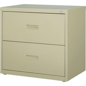 30"W 2 Drawer Lateral File Cabinet, Putty